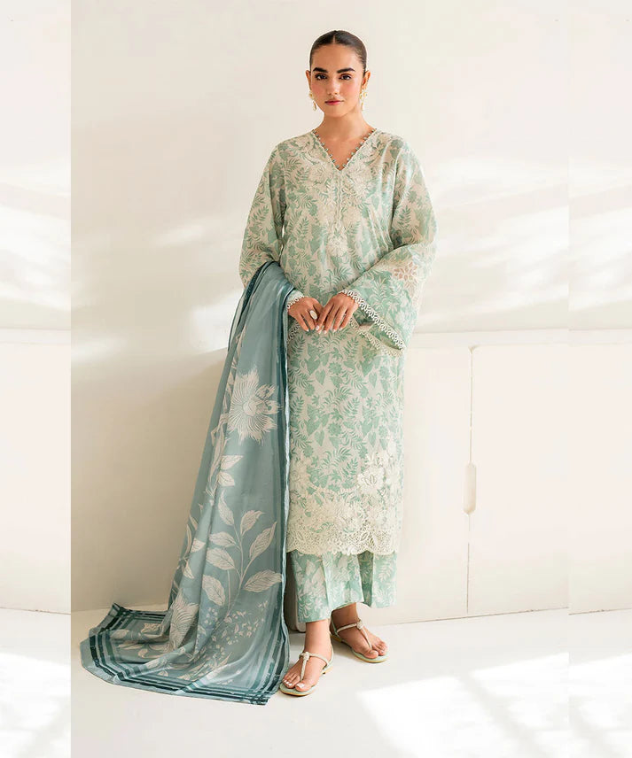 CS KHADDAR 3PC WITH KHADDAR PRINTED SHIRT & TROUSER-906